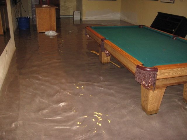 water damage flooding Windsor